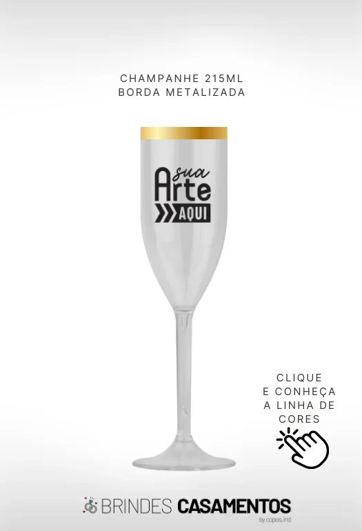 Taça Champanhe com Borda Taça Champanhe com Borda