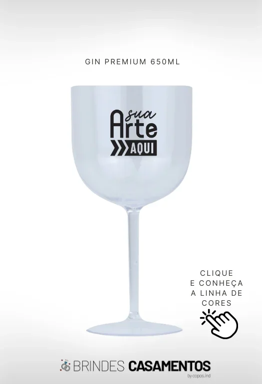 Ta&ccedil;a de Gin Personalizada