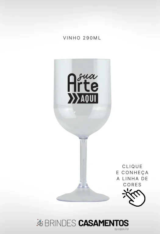 Ta&ccedil;a de Vinho Personalizado